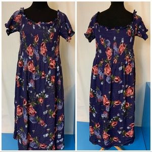 Xhiliration floral dress